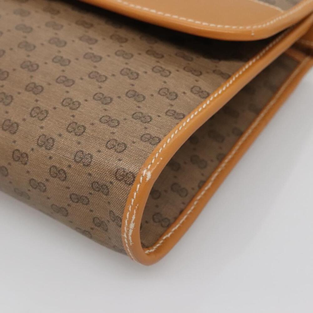 GUCCI Micro GG Supreme Shoulder Bag Pvc Beige Gold 004 58 004 58 - Picture 10 of 16